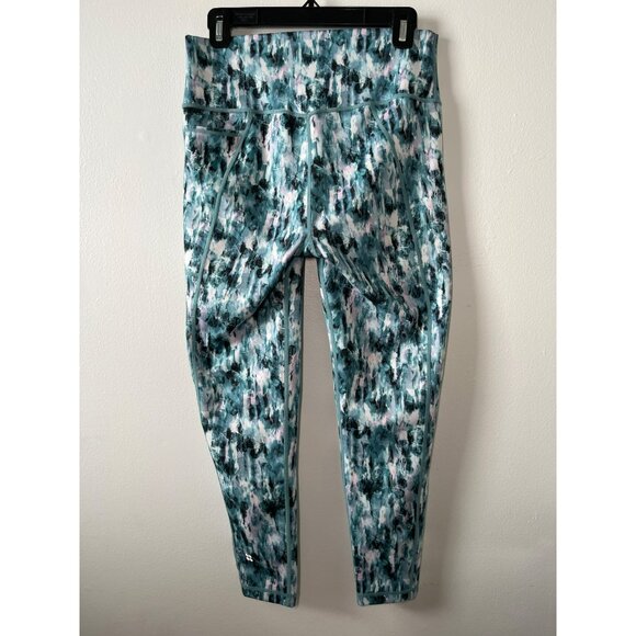 Sweaty Betty Super Sculpt 7/8 Size L Watercolor Print Womens Leggings - Picture 3 of 10